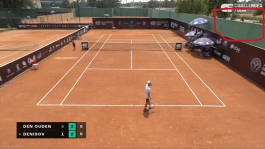 Suspenden un partido de un torneo ATP por un tiroteo y una nube de gas lacrimógeno Suspenden un partido de un torneo ATP por un tiroteo y una nube de gas lacrimógeno