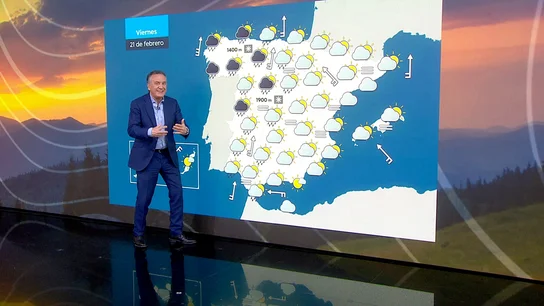 La previsión del viernes 20 de febrero La previsión del viernes 20 de febrero