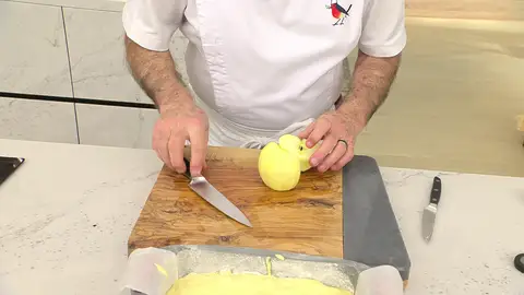 Corta las manzanas Corta las manzanas