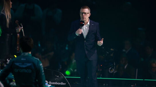Andy Cowell, jefe de Aston Martin, en el O2 de Londres