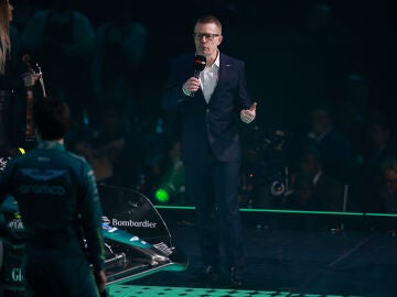 Andy Cowell, jefe de Aston Martin, en el O2 de Londres