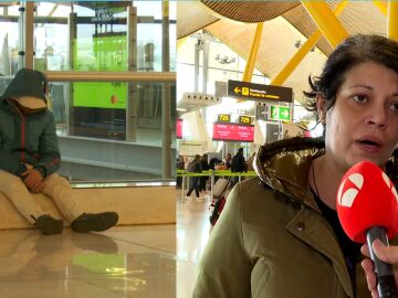 Sin hogar en Barajas