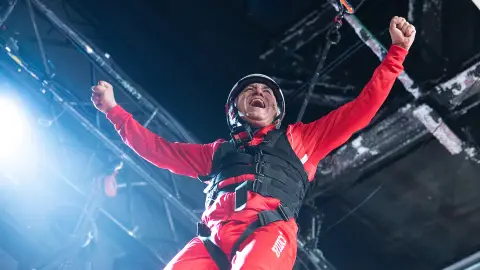 Roberto Brasero logra en El puente el segundo mejor tiempo en la historia de El Desafío Roberto Brasero logra en El puente el segundo mejor tiempo en la historia de El Desafío
