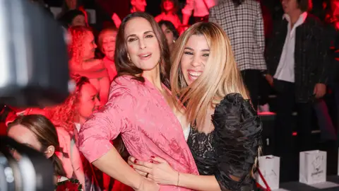 Nuria Fergó y Natalia Rodríguez en la MBFWM Nuria Fergó y Natalia Rodríguez en la MBFWM