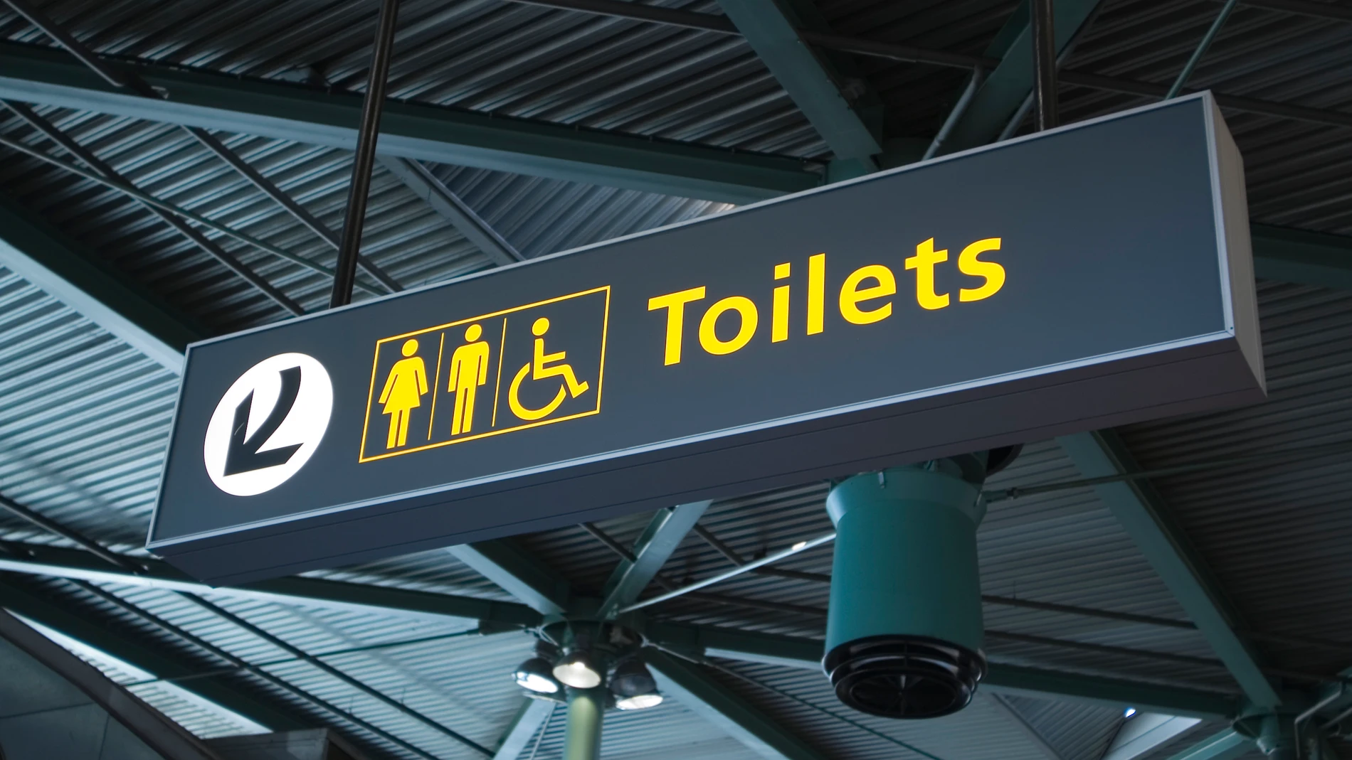 Aseos de un aeropuerto Aseos de un aeropuerto