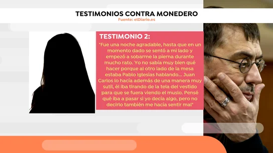 Testimonios contra Monedero. Testimonios contra Monedero.