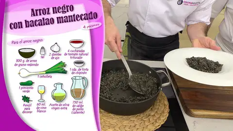 Ingredientes para el arroz negro Ingredientes para el arroz negro