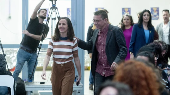 Belarra y Monedero, en una foto de 2023 Belarra y Monedero, en una foto de 2023