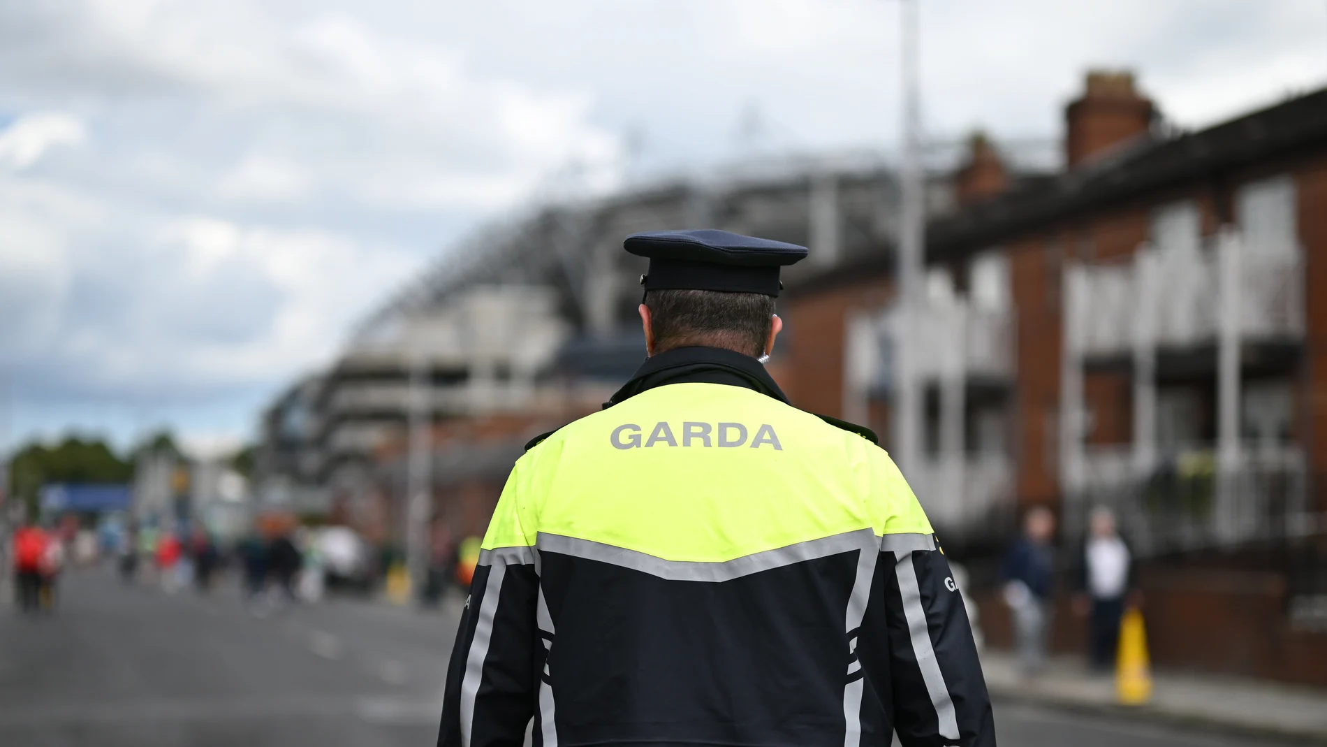 Imagen de archivo de un agente de la Garda en Dublín. Imagen de archivo de un agente de la Garda en Dublín.