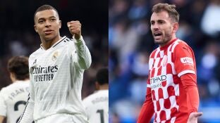 Kylian Mbapp&eacute; y Cristhian Stuani