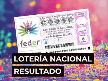 Sorteo Lotería Nacional: Comprobar décimo de hoy sábado 22 de febrero, en directo