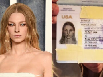 Hunter Schafer con su nuevo pasaporte