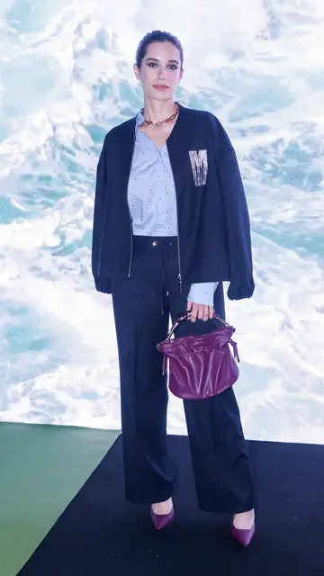 Ella, hija de John Travolta, en el desfile de Lola Casademunt en la MBFW Madrid Ella, hija de John Travolta, en el desfile de Lola Casademunt en la MBFW Madrid