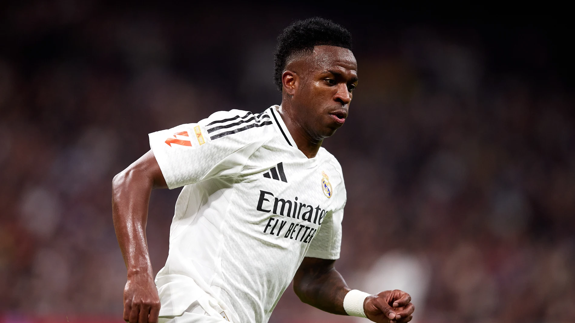 Vinicius Jr durante un partido de Liga Vinicius Jr durante un partido de Liga