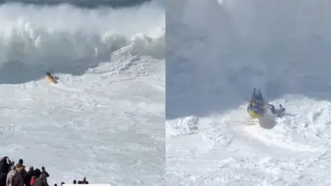 La tragedia Sobrevuela Nazaré: Espeluznante Wipeout de Will Santana y Su Rescatador en Jet-Ski La tragedia Sobrevuela Nazaré: Espeluznante Wipeout de Will Santana y Su Rescatador en Jet-Ski