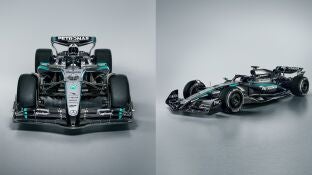 Im&aacute;genes del W16, el nuevo monoplaza de Mercedes