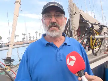 Antonio Pérez, residente en el puerto de Las Palmas Antonio Pérez, residente en el puerto de Las Palmas
