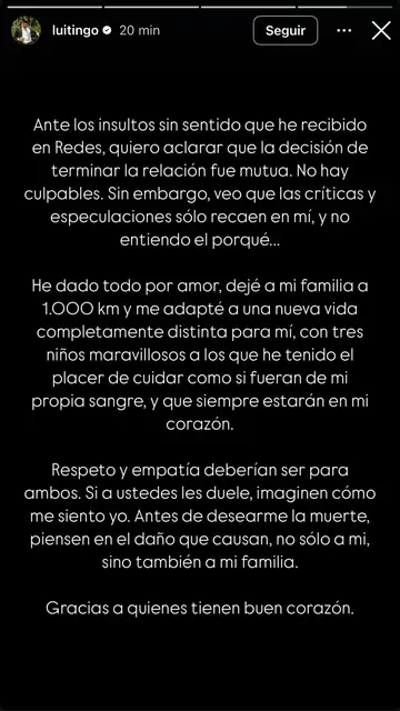 Historia de @luitingo Historia de @luitingo