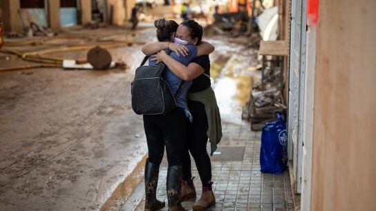 Dos mujeres afectadas por la DANA