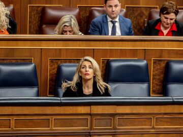 Yolanda Díaz (Sumar) en el Congreso de los Diputados