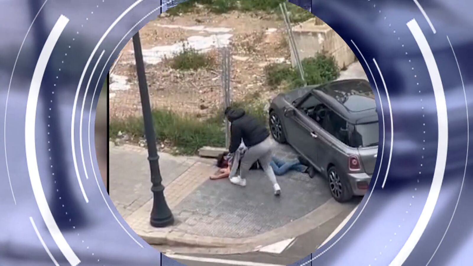 Brutal agresión a raíz de una discusión de tráfico en Valencia: 