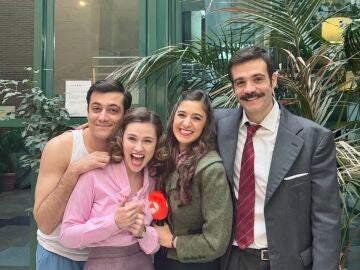 Candela Cruz, Javier Beltr&aacute;n, Isabel Moreno y Jose Mil&aacute;n