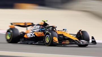 Lando Norris en los test de F1 en Sakhir