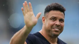 El exfutbolsita Ronaldo Nazario El exfutbolsita Ronaldo Nazario