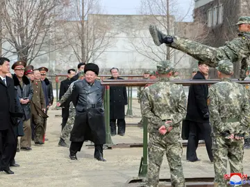 El líder de Corea del Norte pide prepararse para la guerra El líder de Corea del Norte pide prepararse para la guerra