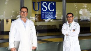  Federico Martin&oacute;n y Antonio Salas profesores de la USC, investigadores del IDIS y doctores en el CHUS
