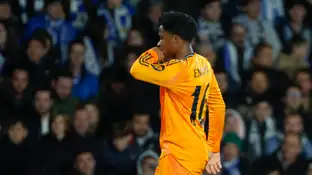 Endrick celebra su gol Endrick celebra su gol
