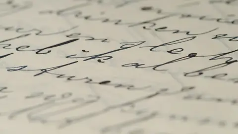 Imagen de archivo de un pergamino Imagen de archivo de un pergamino