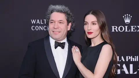 María Valverde y Gustavo Dudamel en Los Ángeles María Valverde y Gustavo Dudamel en Los Ángeles