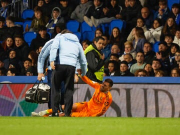 Dani Ceballos, lesionado en el partido contra la Real Sociedad