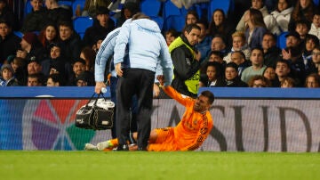 Dani Ceballos, lesionado en el partido contra la Real Sociedad