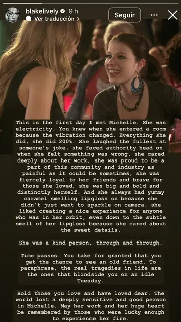 Publicación de Blake Lively Publicación de Blake Lively