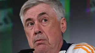 Carlo Ancelotti en rueda de prensa Carlo Ancelotti en rueda de prensa