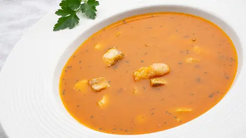 Receta de sopa de pescado con calabaza, de Karlos Arguiñano: "Tan rica que vas a aplaudir con las orejas" Receta de sopa de pescado con calabaza, de Karlos Arguiñano: "Tan rica que vas a aplaudir con las orejas"