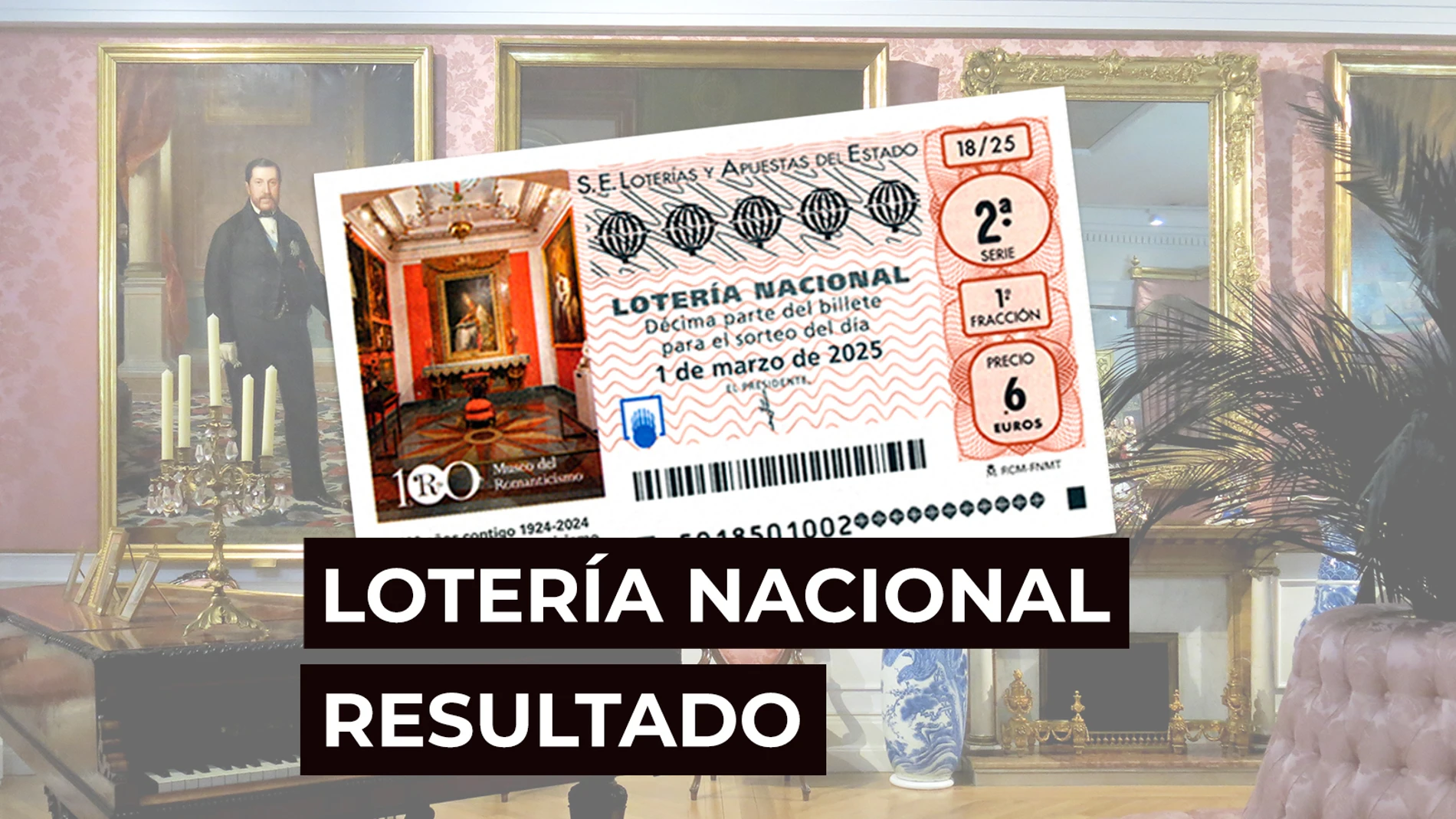 Sorteo Lotería Nacional: Comprobar décimo de hoy sábado 1 de marzo, en directo Sorteo Lotería Nacional: Comprobar décimo de hoy sábado 1 de marzo, en directo