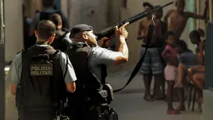 Imagen de archivo de la Policía Militar de Brasil. Imagen de archivo de la Policía Militar de Brasil.