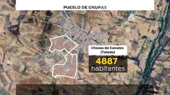 Vista a&eacute;rea de Chozas de Canales