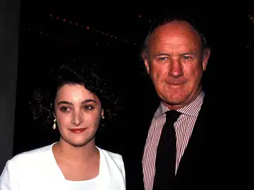 Gene Hackman y su hija Leslie Gene Hackman y su hija Leslie