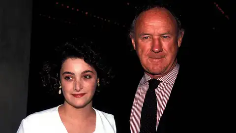 Gene Hackman y su hija Leslie Gene Hackman y su hija Leslie