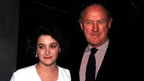 Gene Hackman y su hija Leslie Gene Hackman y su hija Leslie