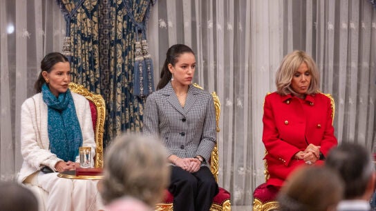 Lalla Meryem, Lalla Khadija y Brigitte Macron