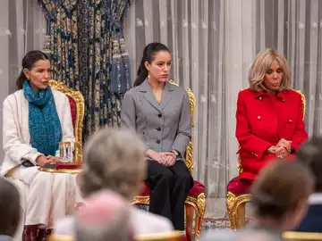 Lalla Meryem, Lalla Khadija y Brigitte Macron Lalla Meryem, Lalla Khadija y Brigitte Macron