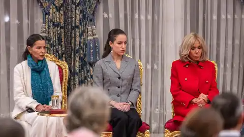 Lalla Meryem, Lalla Khadija y Brigitte Macron Lalla Meryem, Lalla Khadija y Brigitte Macron
