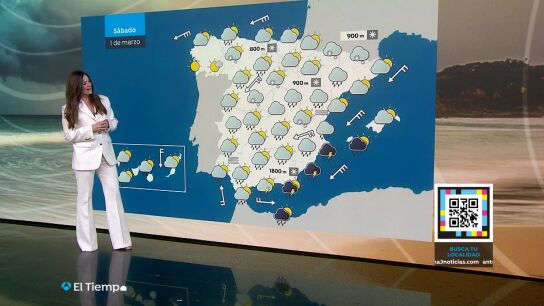 Fin de semana con lluvias, fr&iacute;o y nevadas: previsi&oacute;n actualizada por Mercedes Mart&iacute;n