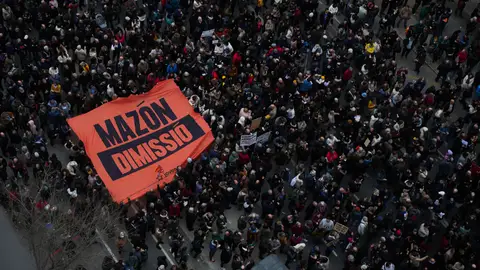 Imagen de la quinta protesta contra la gestión del presidente valenciano, Carlos Mazón. Imagen de la quinta protesta contra la gestión del presidente valenciano, Carlos Mazón.