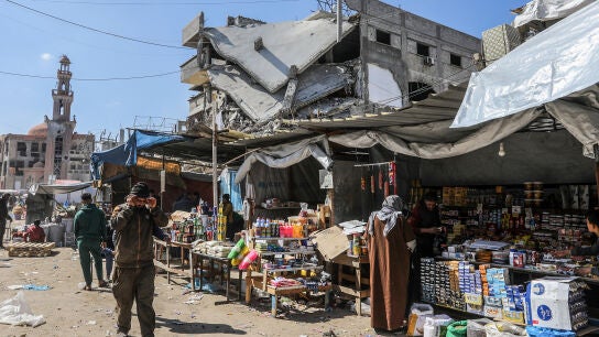 Imagen de la Franja de Gaza.